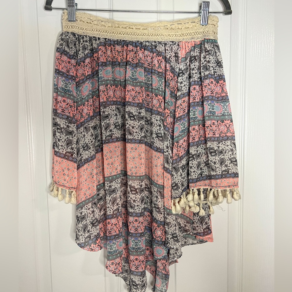 Off the shoulder boho blouse